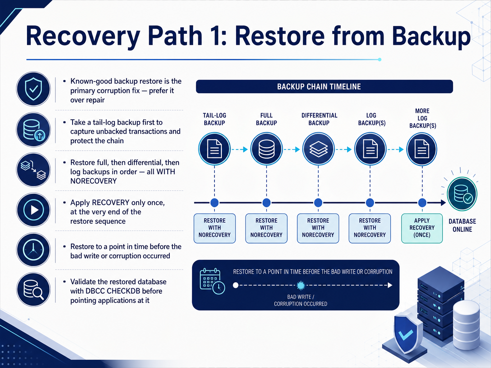 Recovery Path 1: Restore from Backup