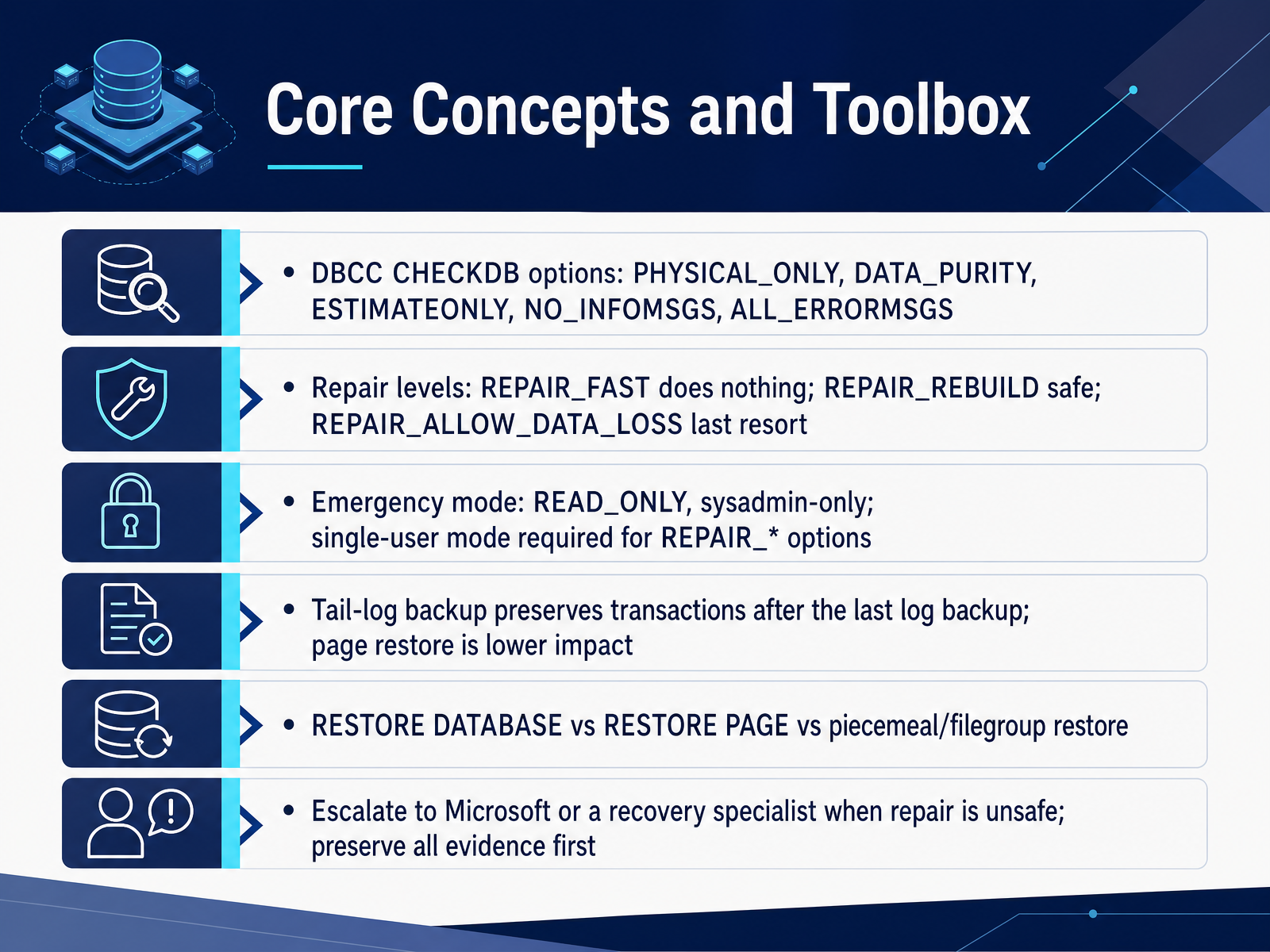 Core Concepts and Toolbox