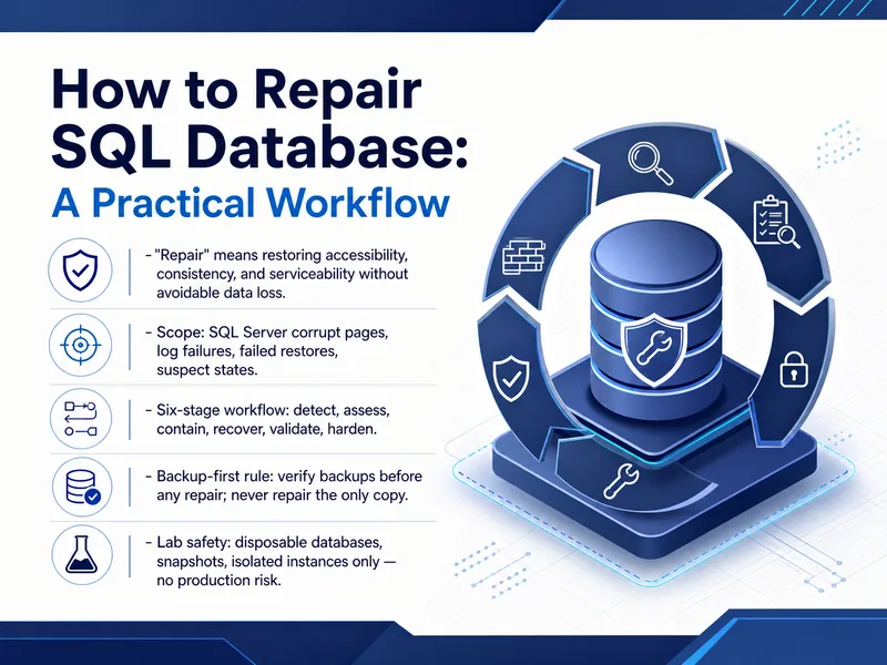 SQL Database Repair Workflow — digital-human course