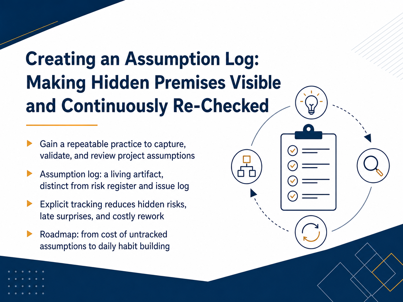Assumption Log Creation
