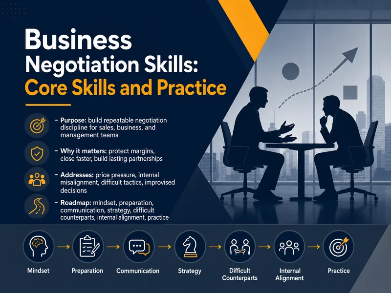 Business Negotiation Core Skills — digital-human course