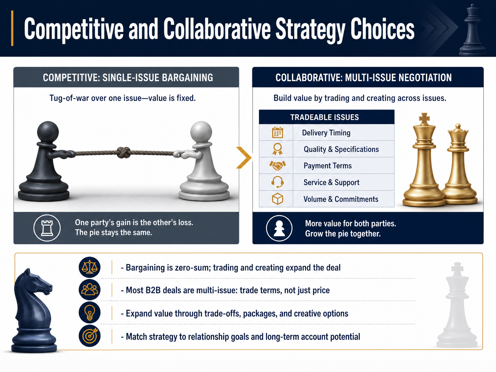Competitive and Collaborative Strategy Choices