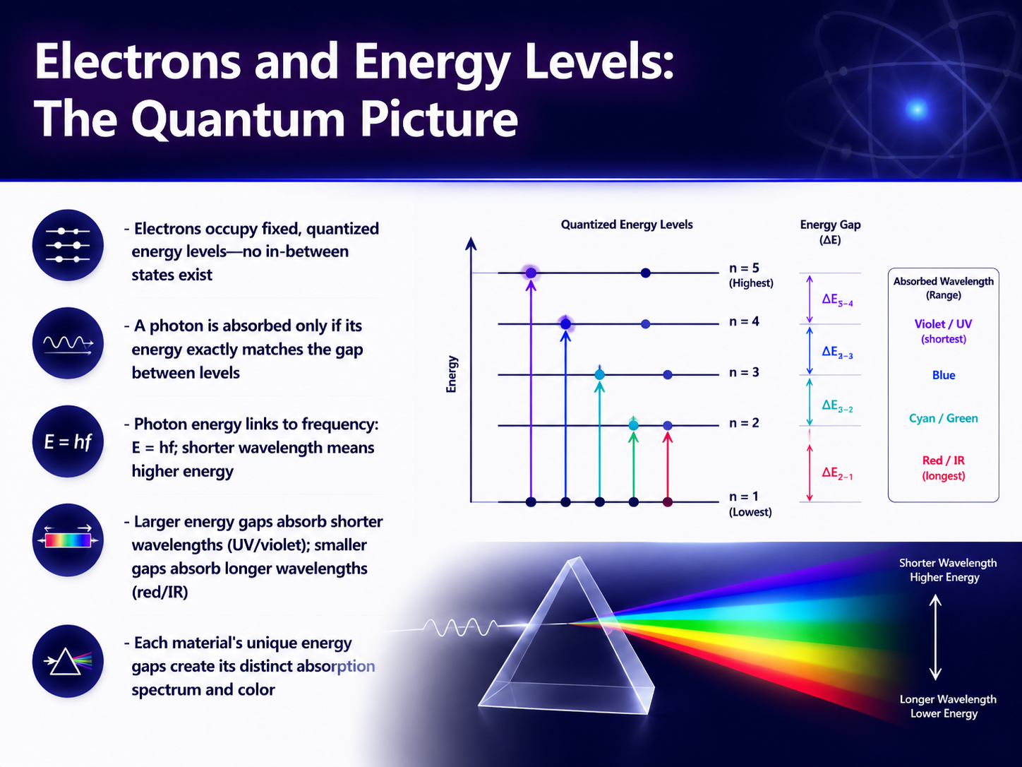 Electrons and Energy Levels: The Quantum Picture