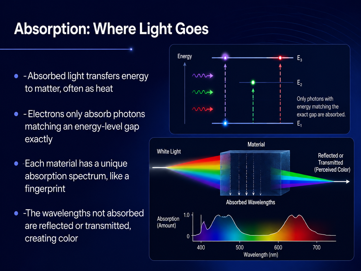 Absorption: Where Light Goes