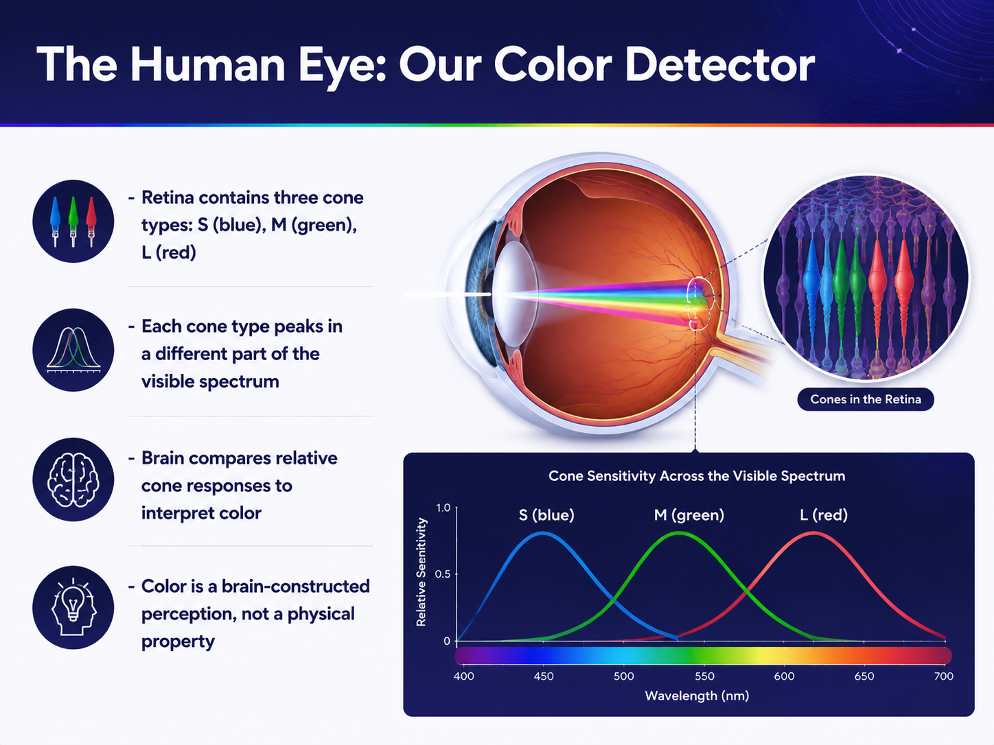 The Human Eye: Our Color Detector