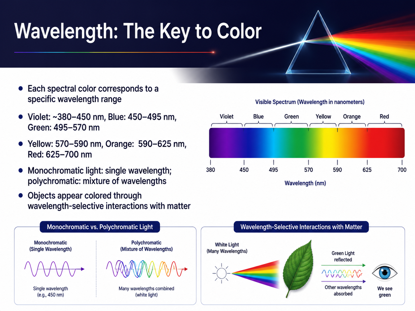 Wavelength: The Key to Color