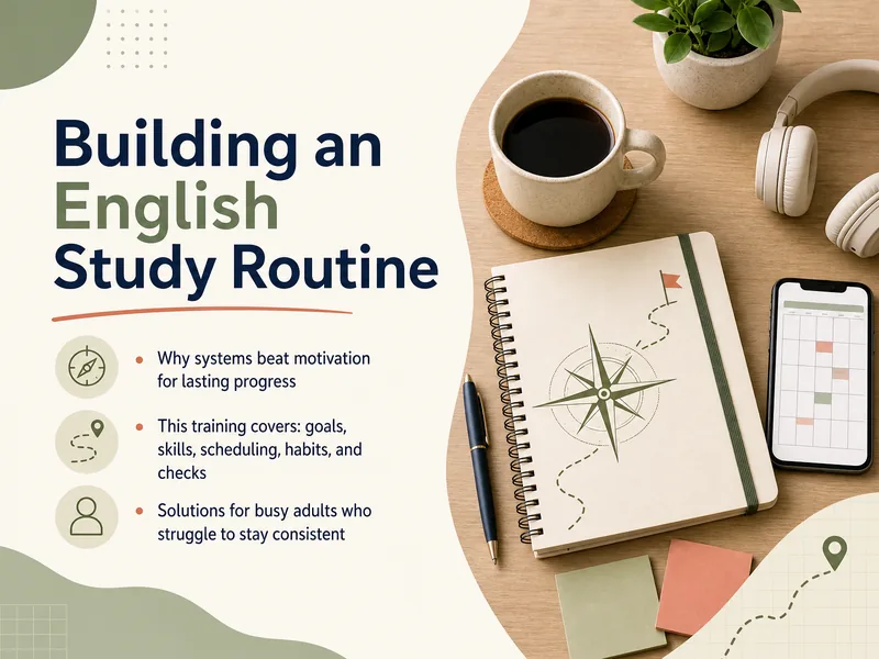 English Study Routine Development — digital-human course