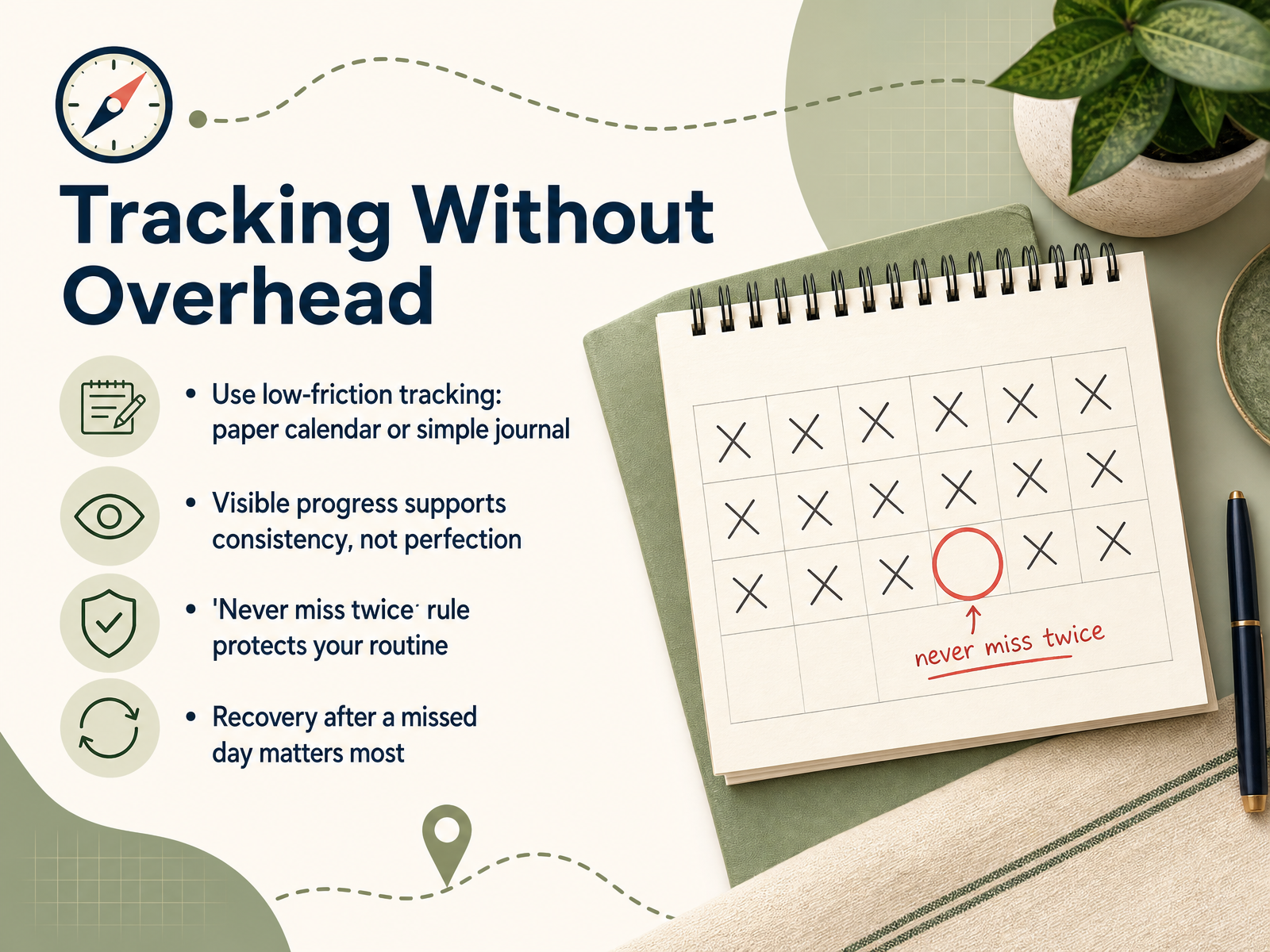 Tracking Without Overhead