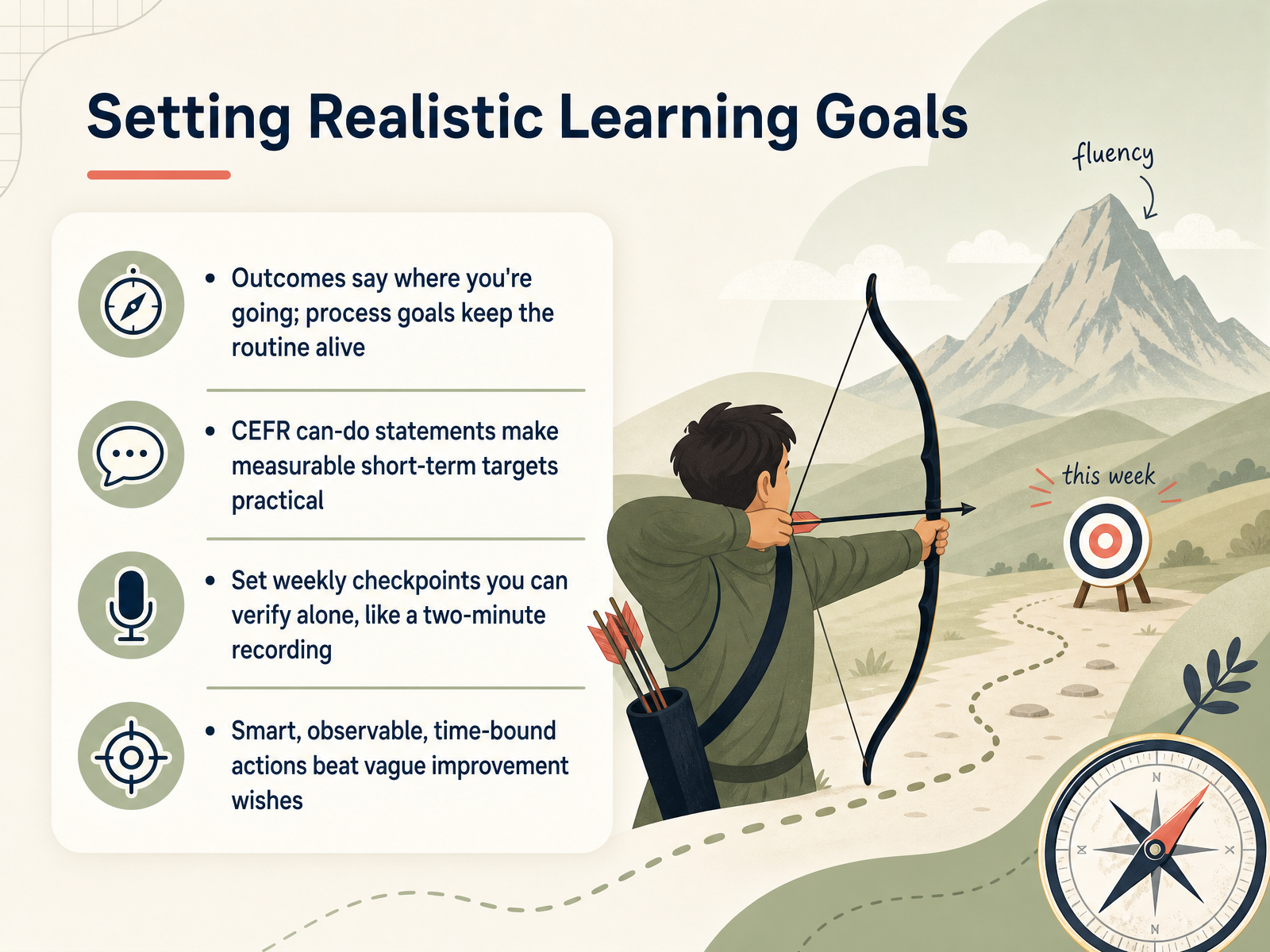 Setting Realistic Learning Goals