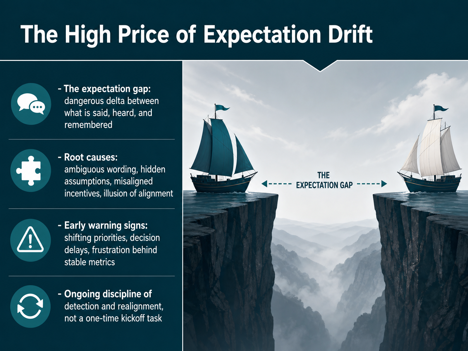 The High Price of Expectation Drift