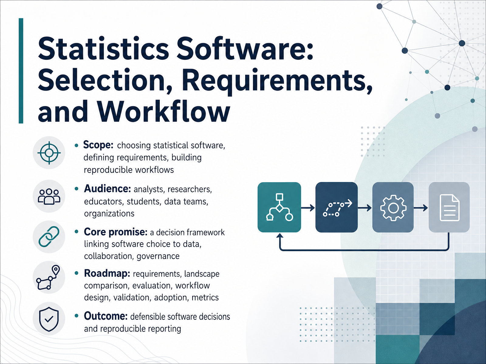 Statistics Software: Selection and Workflow