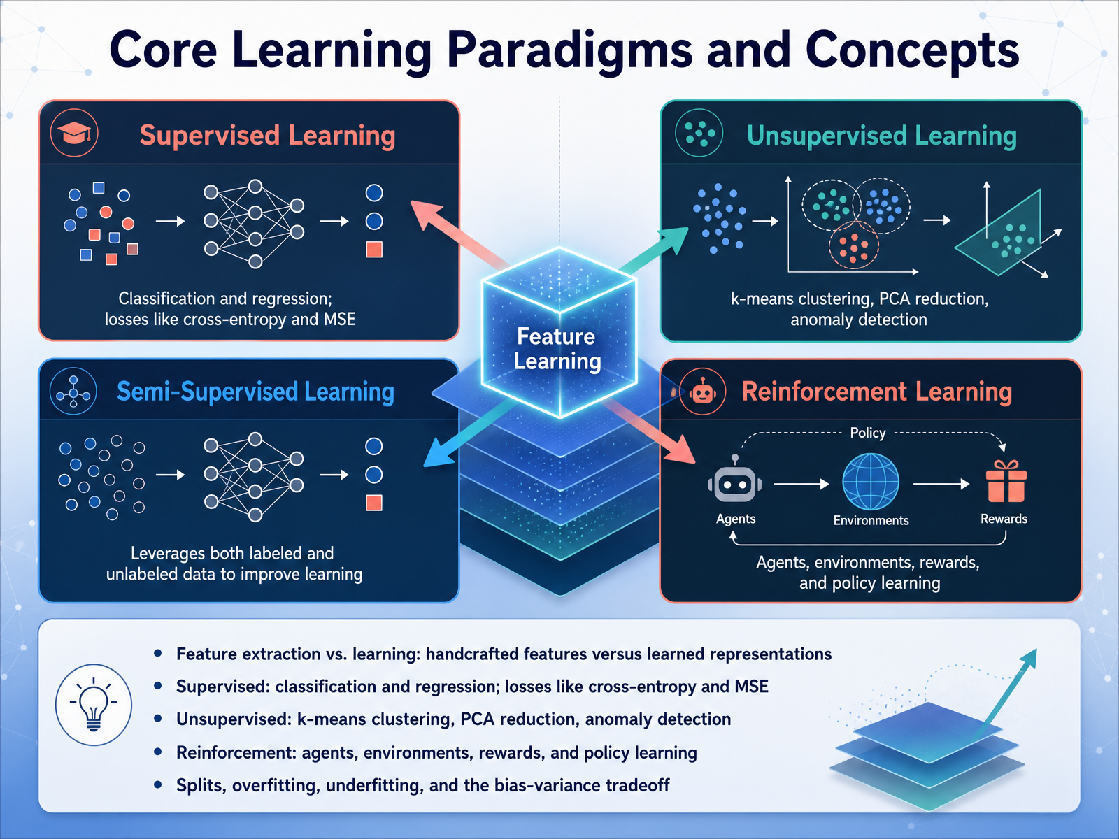 Core Learning Paradigms and Concepts
