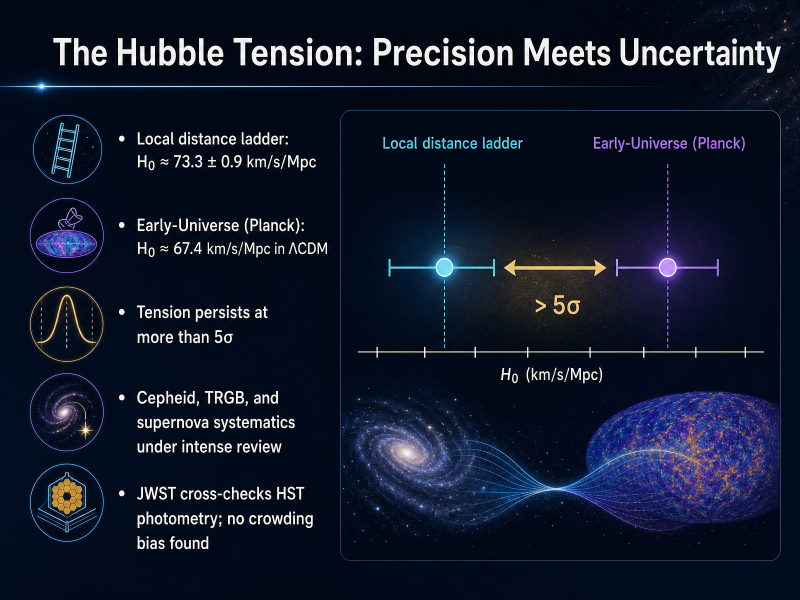 The Hubble Tension: Precision Meets Uncertainty