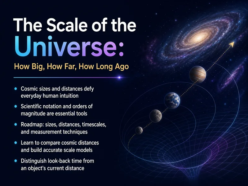 Cosmic Dimensions and Scale — digital-human course