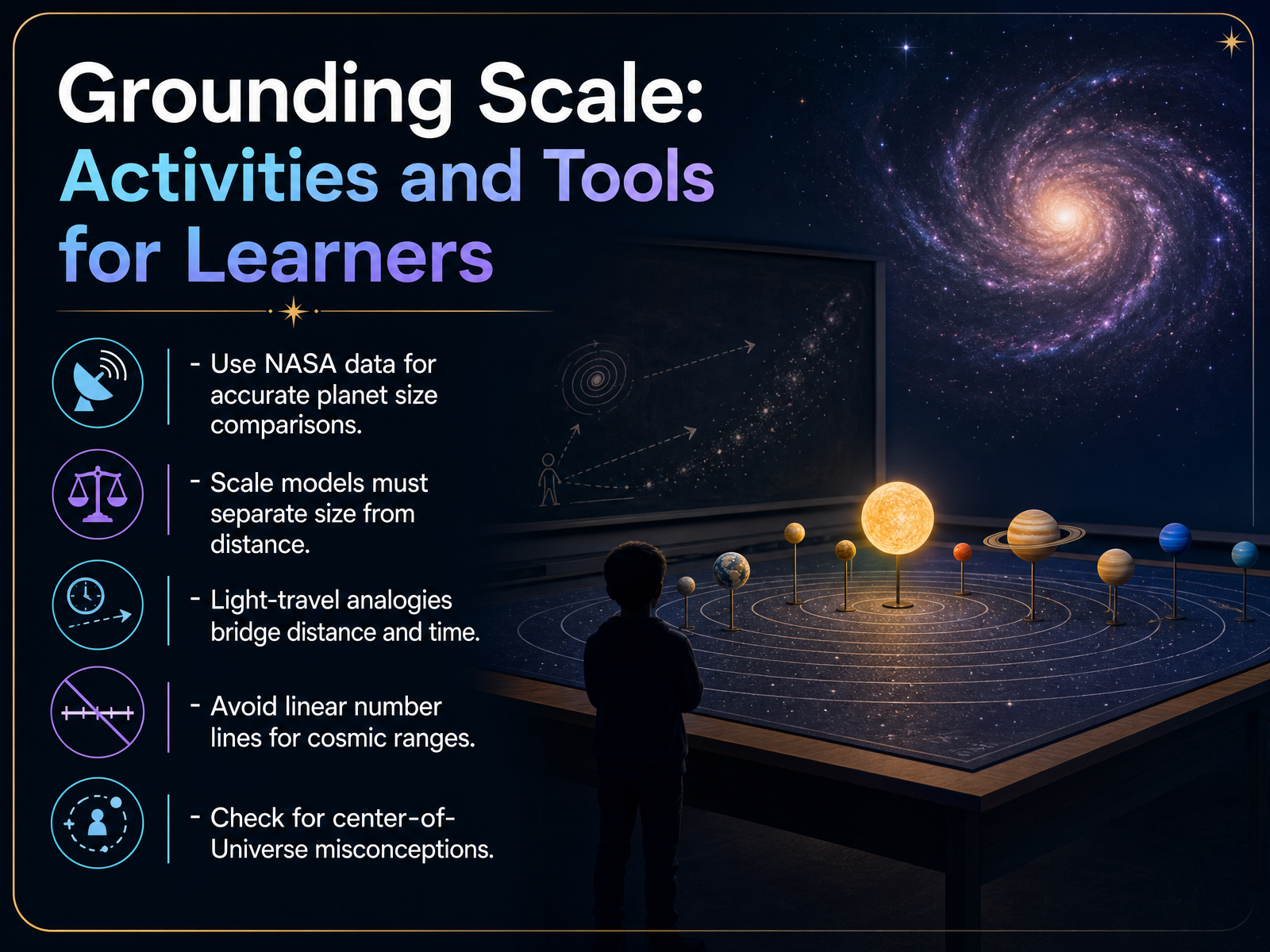Grounding Scale: Activities and Tools for Learners