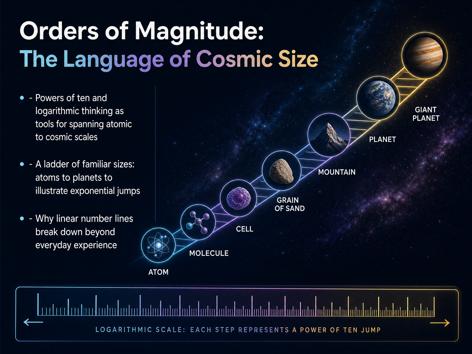Orders of Magnitude: The Language of Cosmic Size