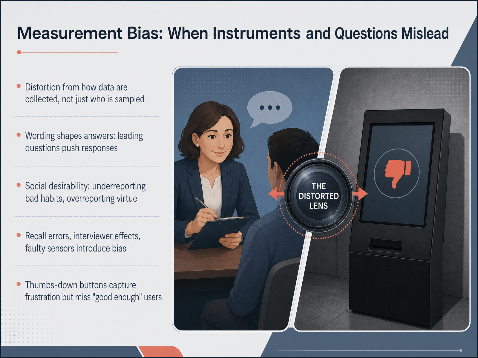 Measurement Bias: When Instruments and Questions Mislead