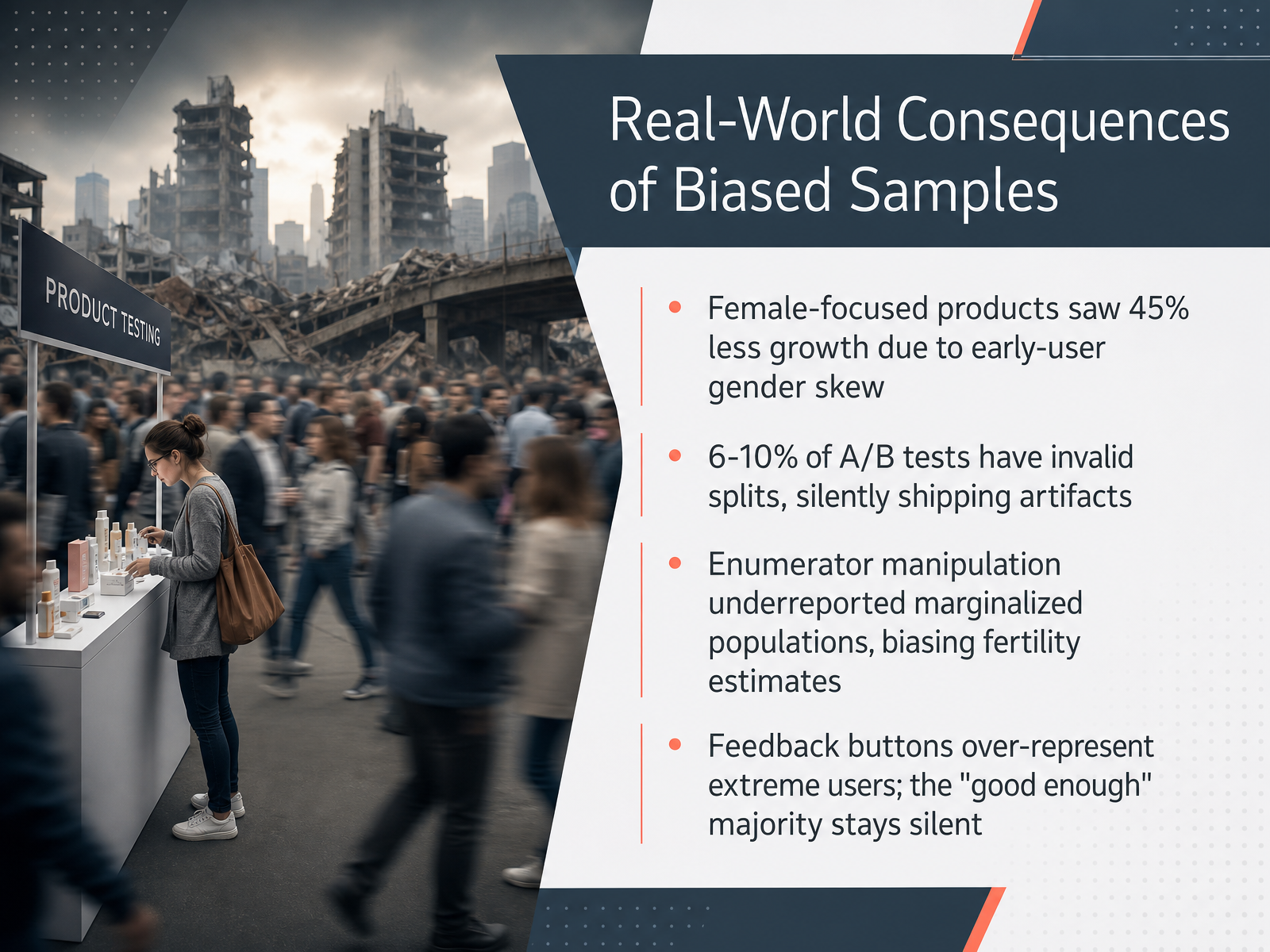 Real-World Consequences of Biased Samples