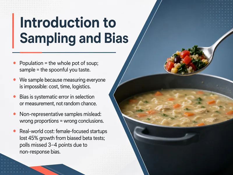 Sampling and Bias Essentials — digital-human course