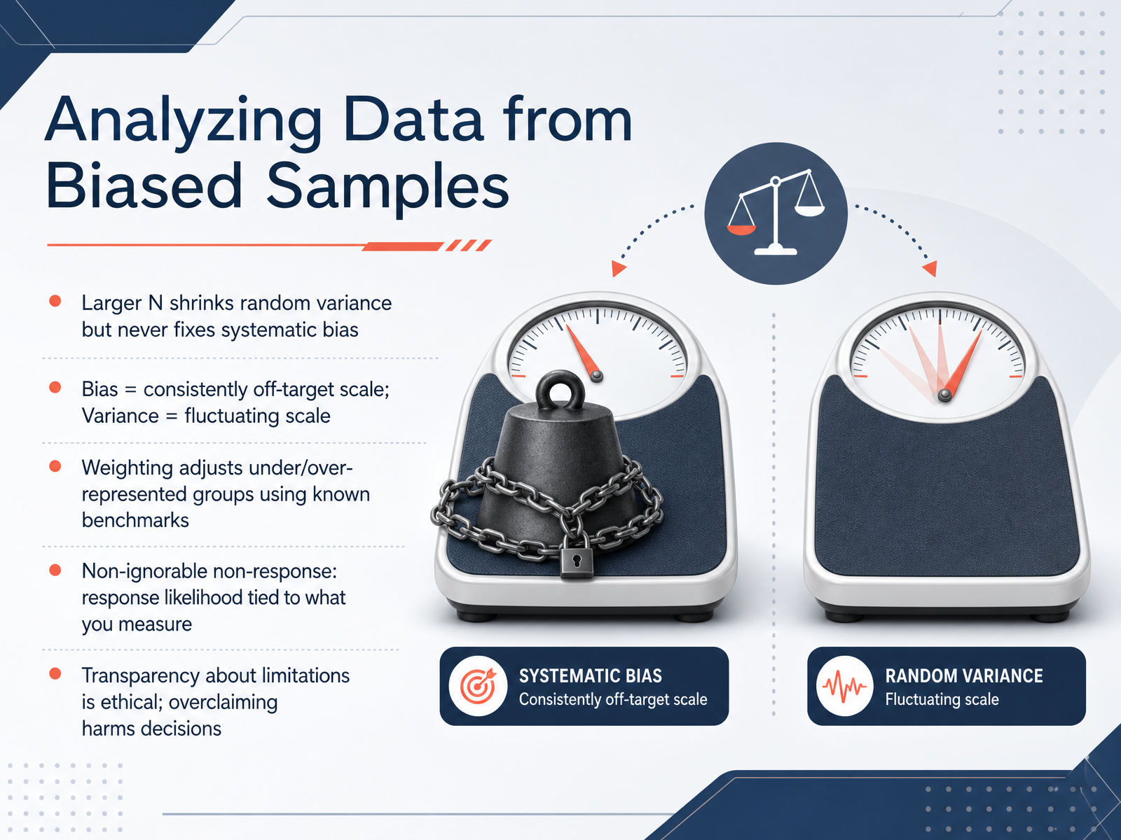 Analyzing Data from Biased Samples