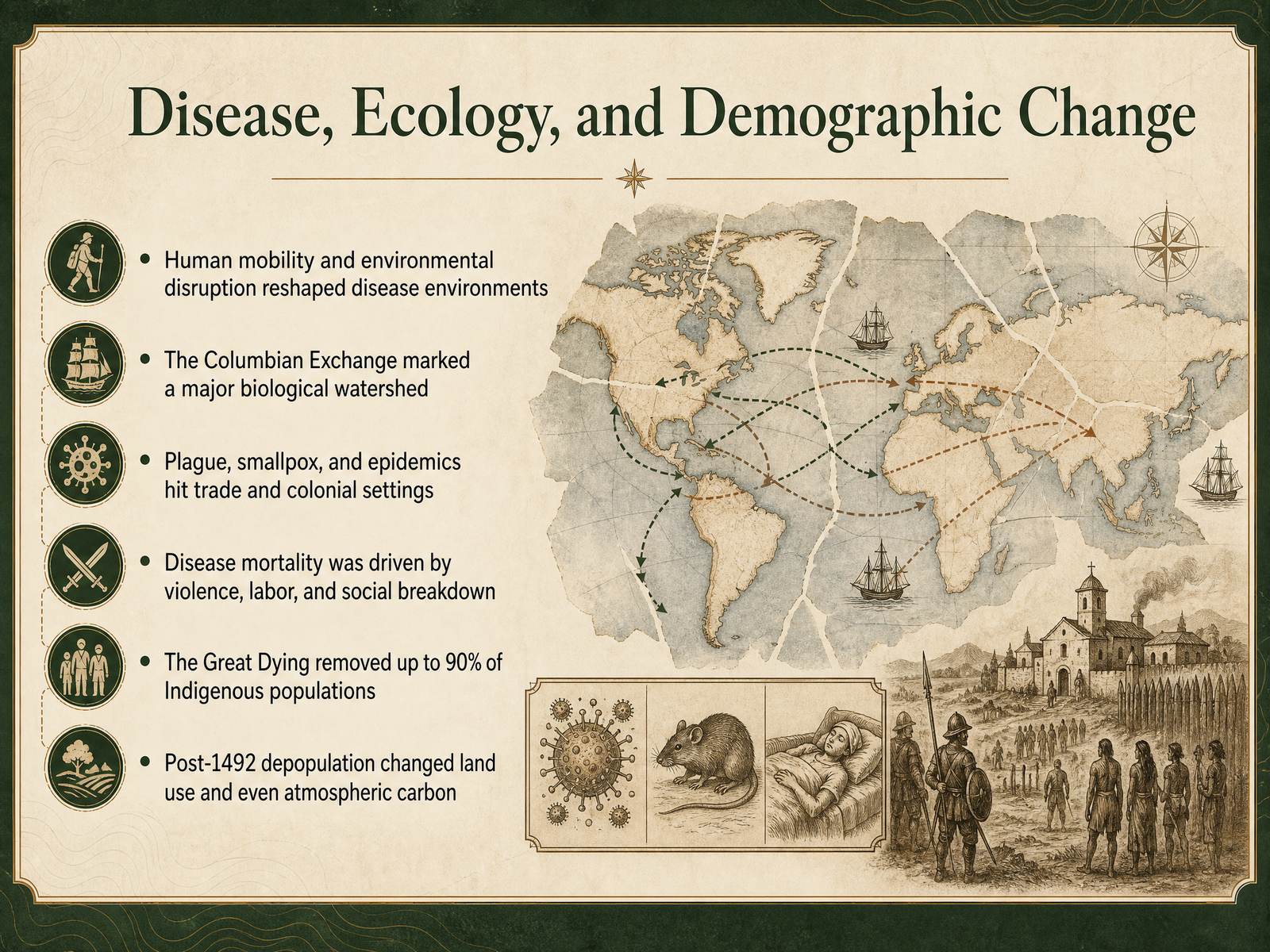 Disease, Ecology, and Demographic Change