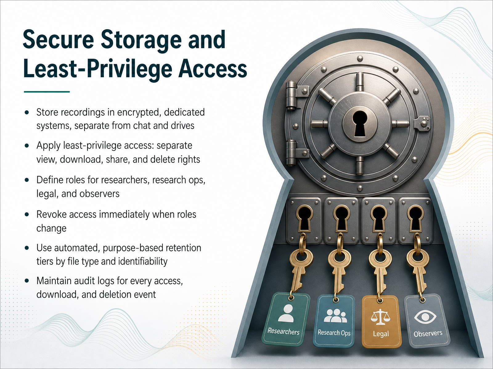 Secure Storage and Least-Privilege Access