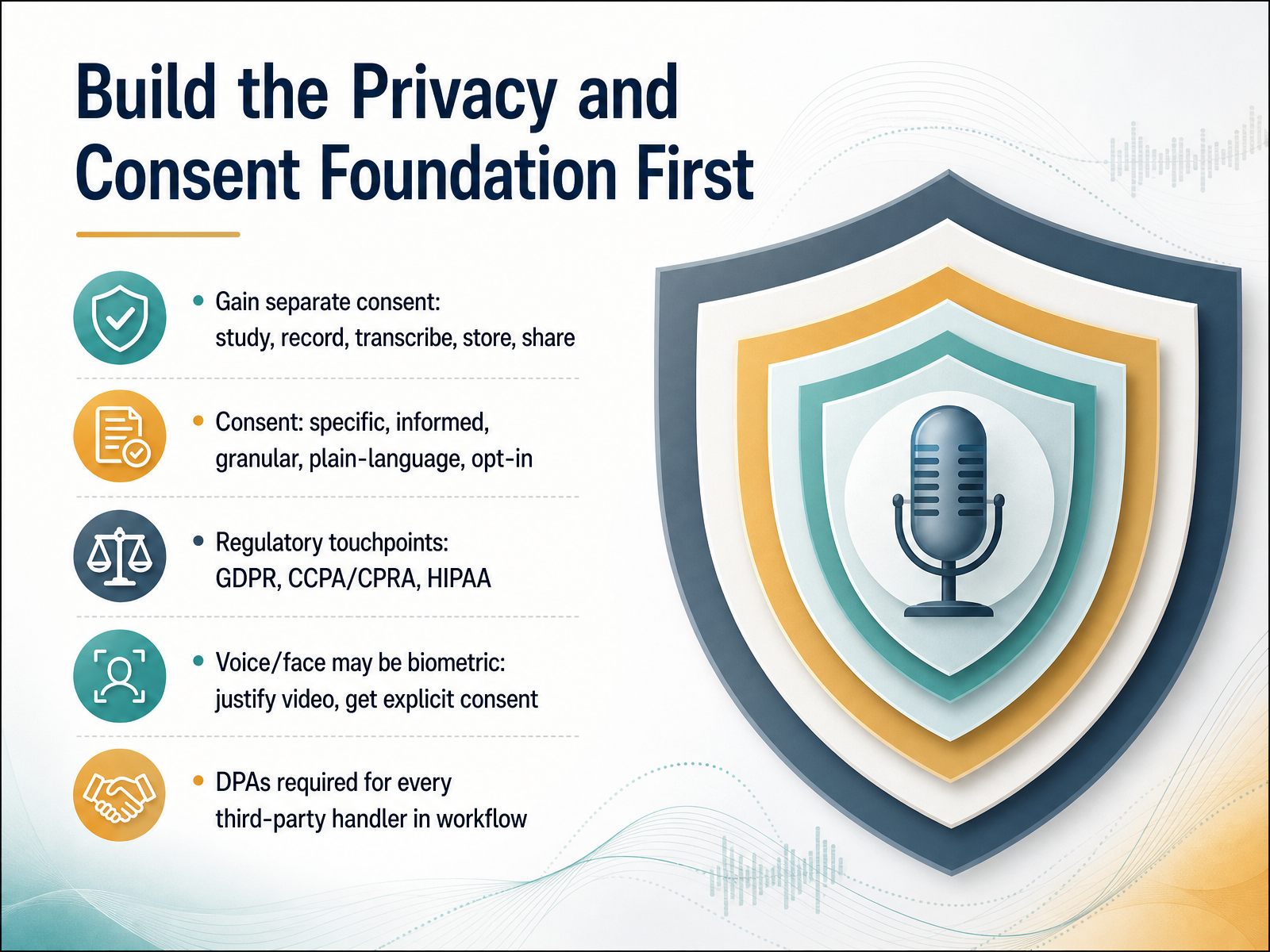 Build the Privacy and Consent Foundation First