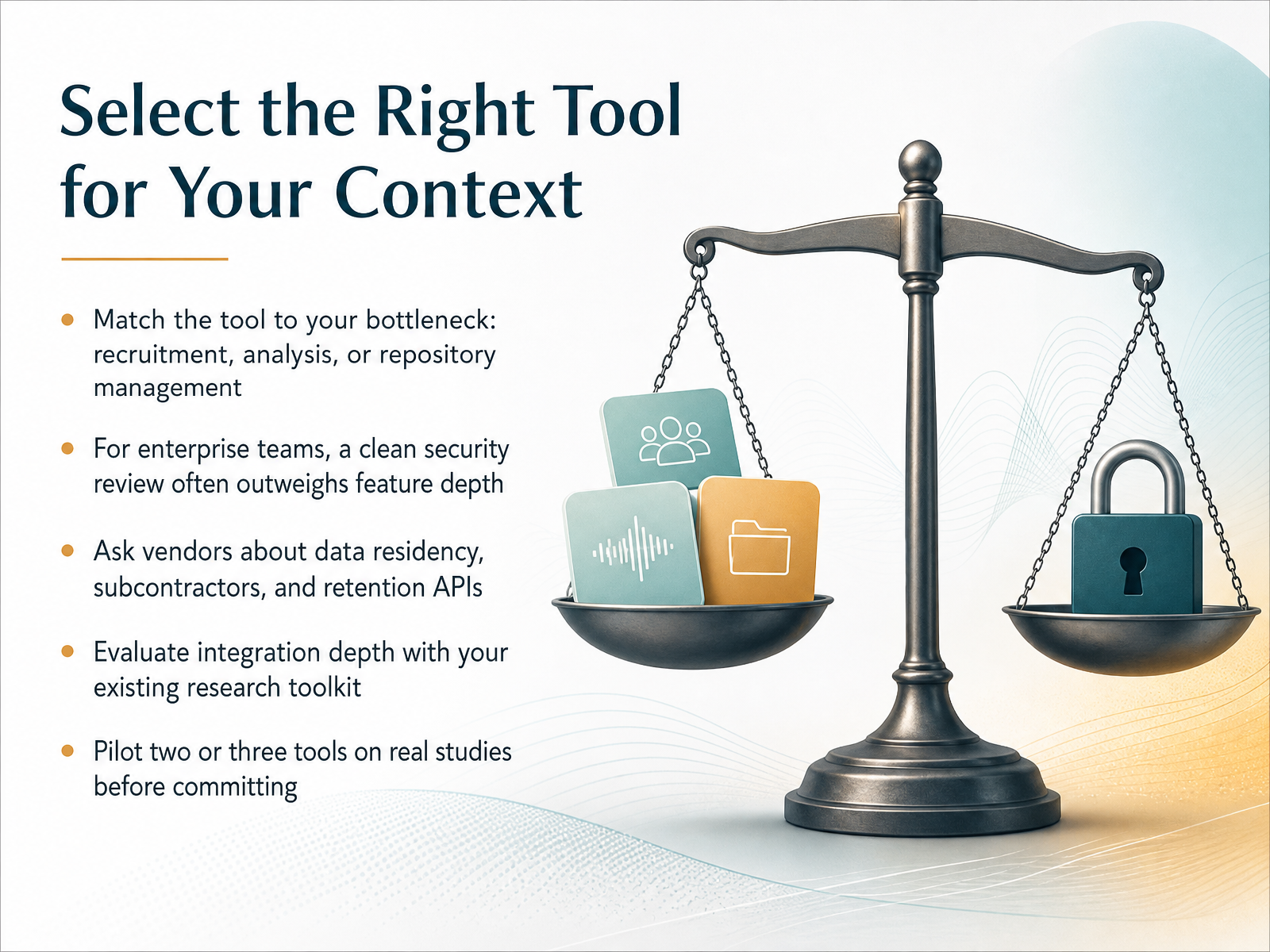 Select the Right Tool for Your Context
