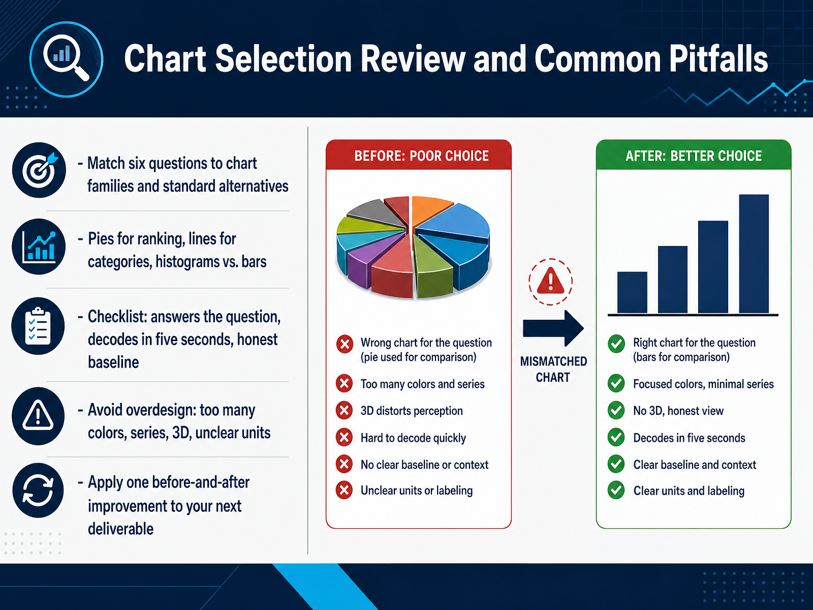 Chart Selection Review and Common Pitfalls