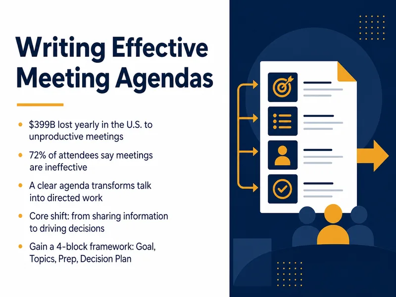 Effective Meeting Agendas — digital-human course