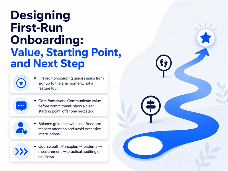 First-Run Onboarding Design — digital-human course