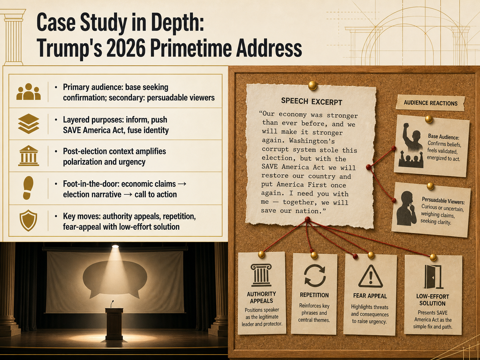 Case Study in Depth: Trump's 2026 Primetime Address