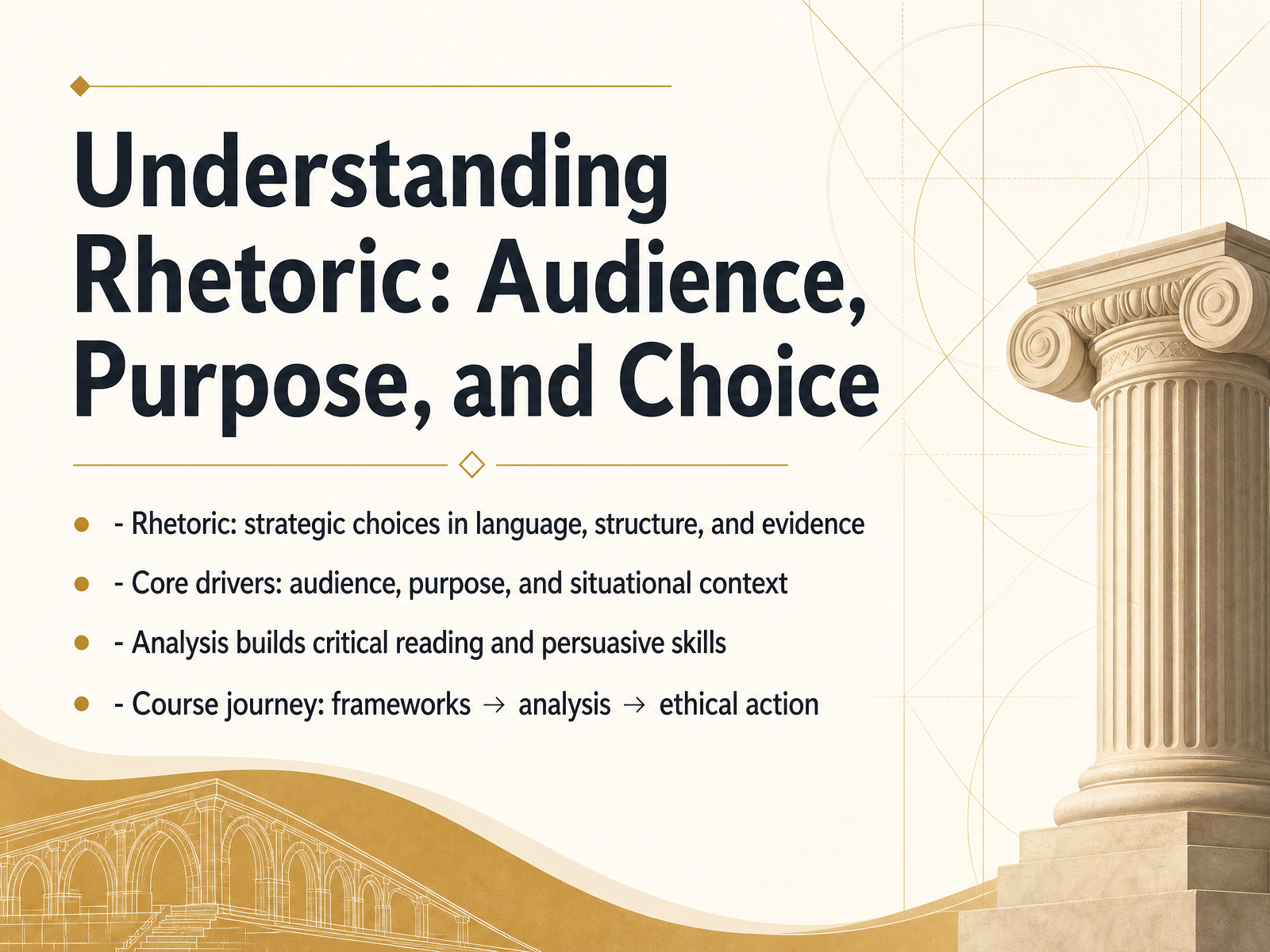 Rhetoric: Audience, Purpose, and Choice