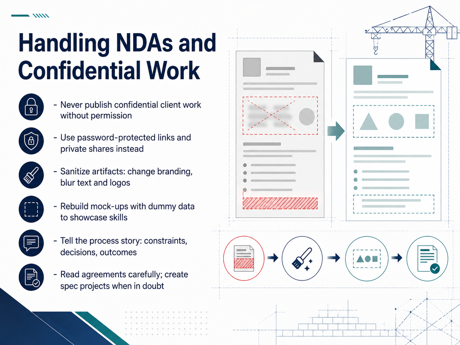 Handling NDAs and Confidential Work