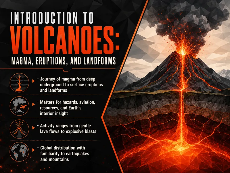 Volcanoes: Magma, Eruptions, Landforms — digital-human course
