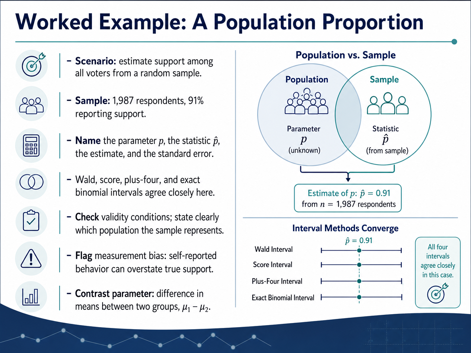 Worked Example: A Population Proportion