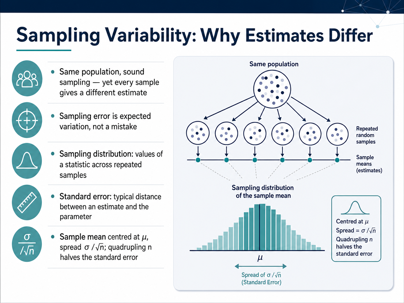 Sampling Variability: Why Estimates Differ