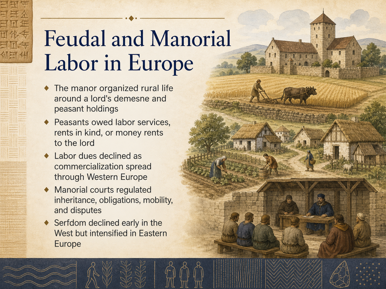 Feudal and Manorial Labor in Europe