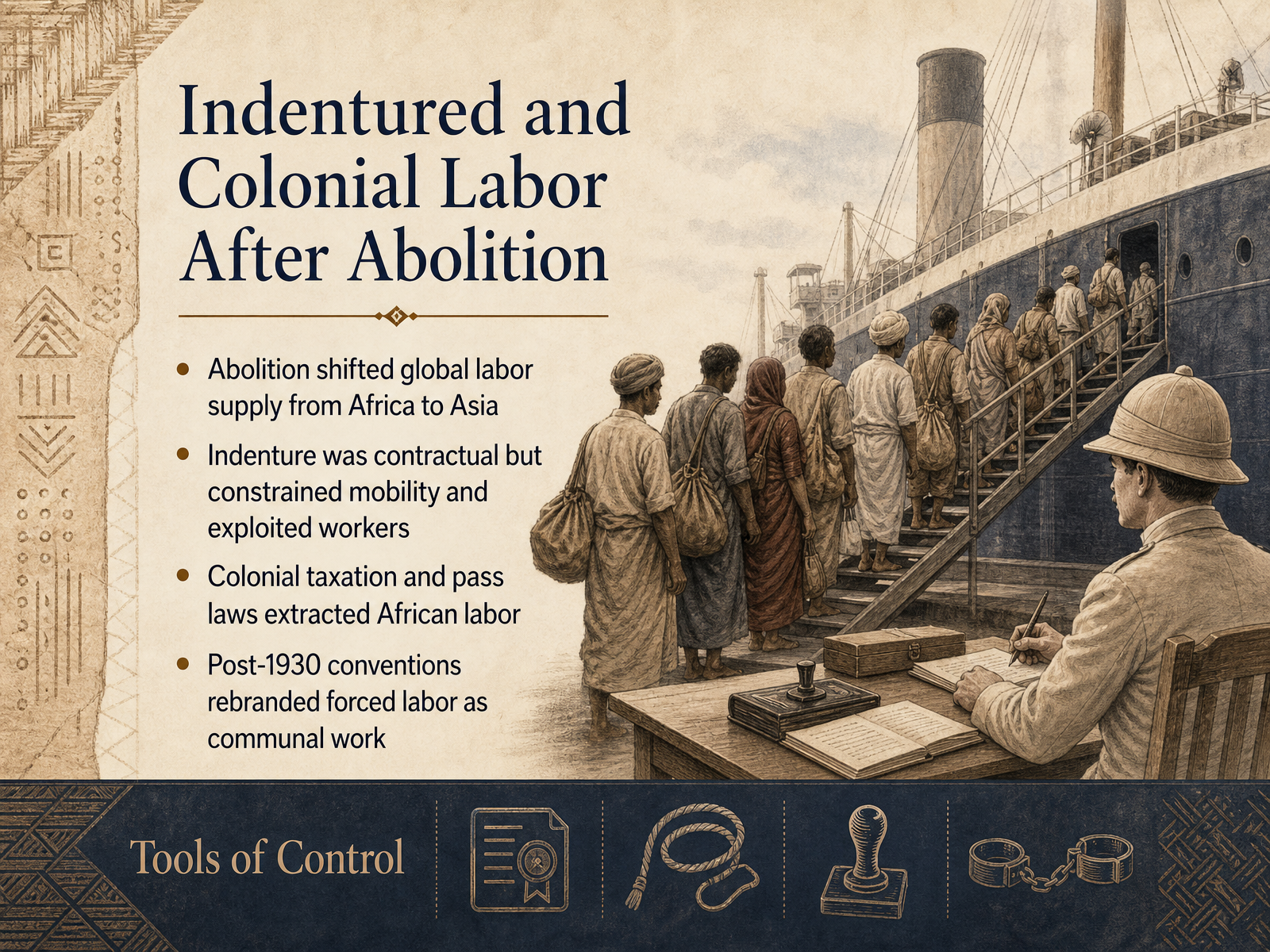 Indentured and Colonial Labor After Abolition