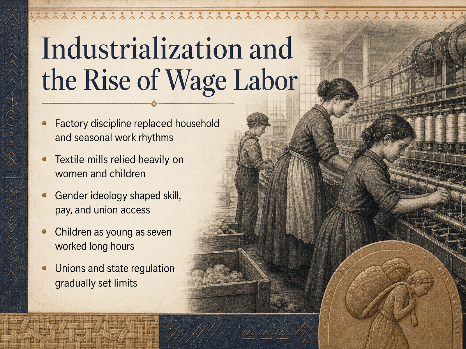 Industrialization and the Rise of Wage Labor