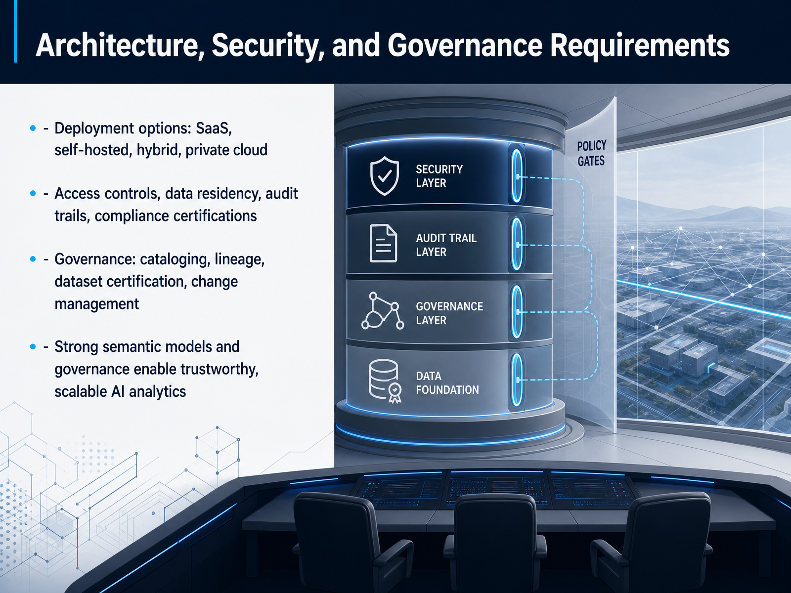 Architecture, Security, and Governance Requirements