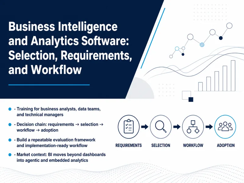 BI Analytics Software Selection and Workflow — digital-human course