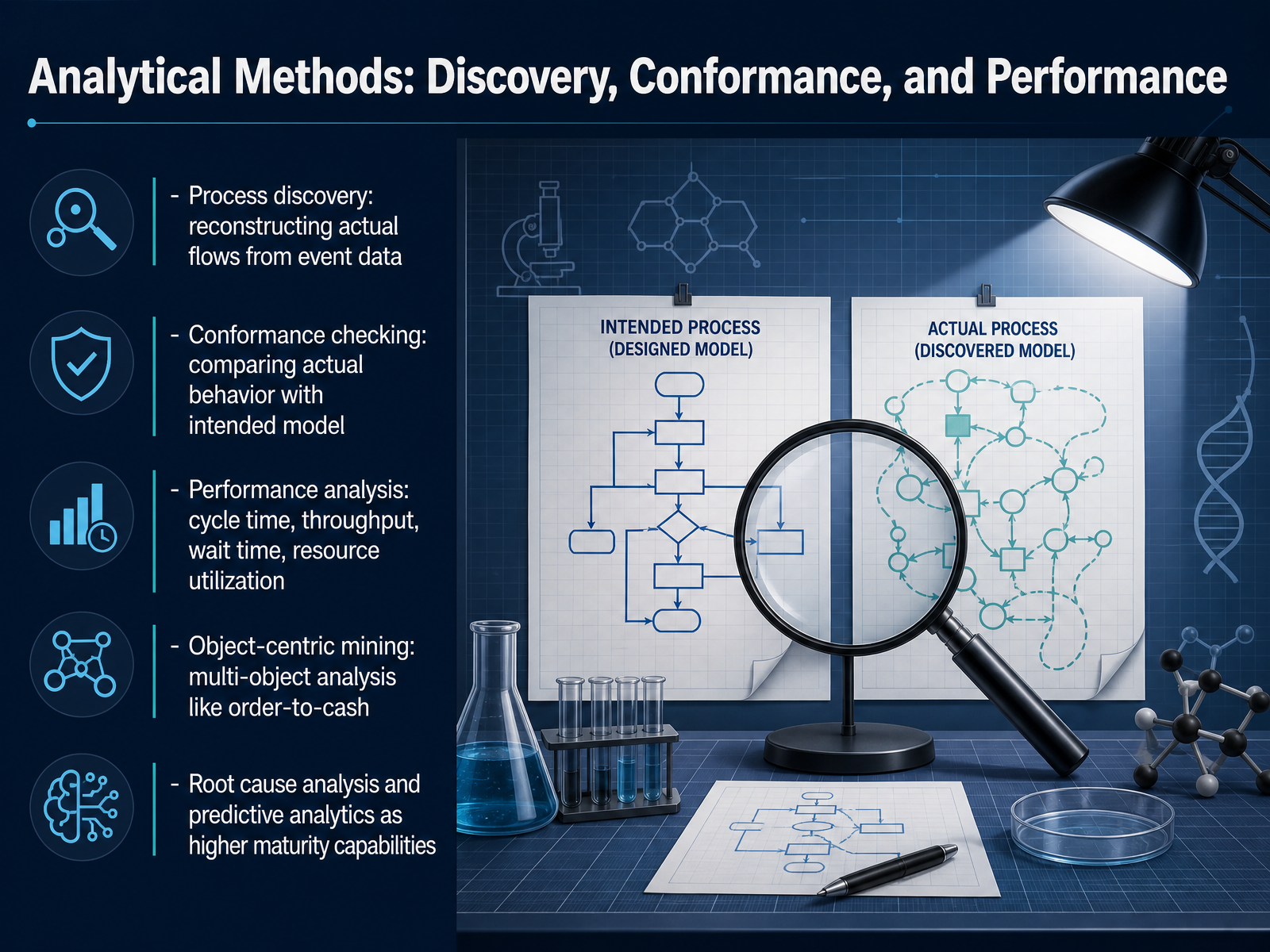 Analytical Methods: Discovery, Conformance, and Performance