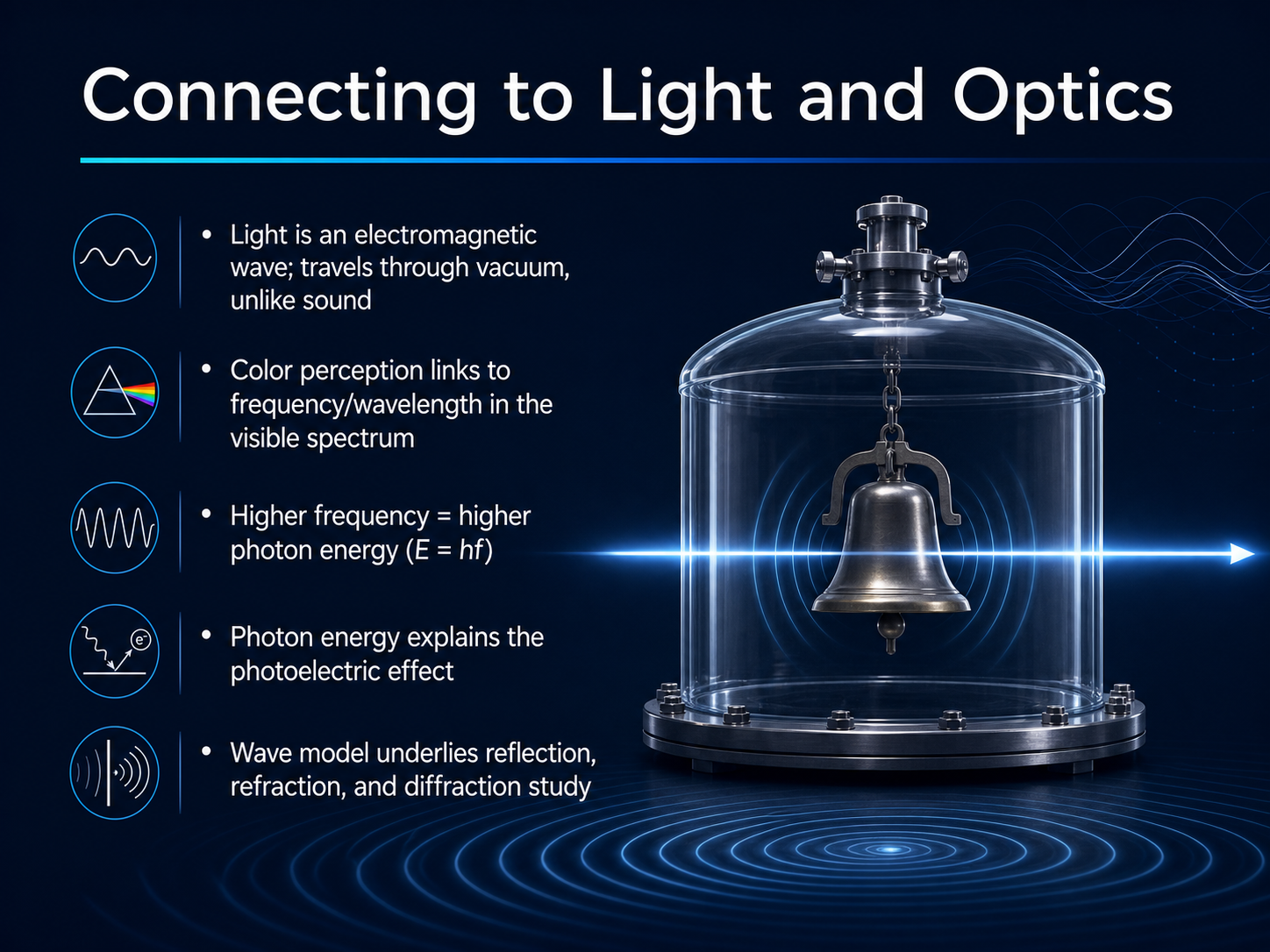 Connecting to Light and Optics