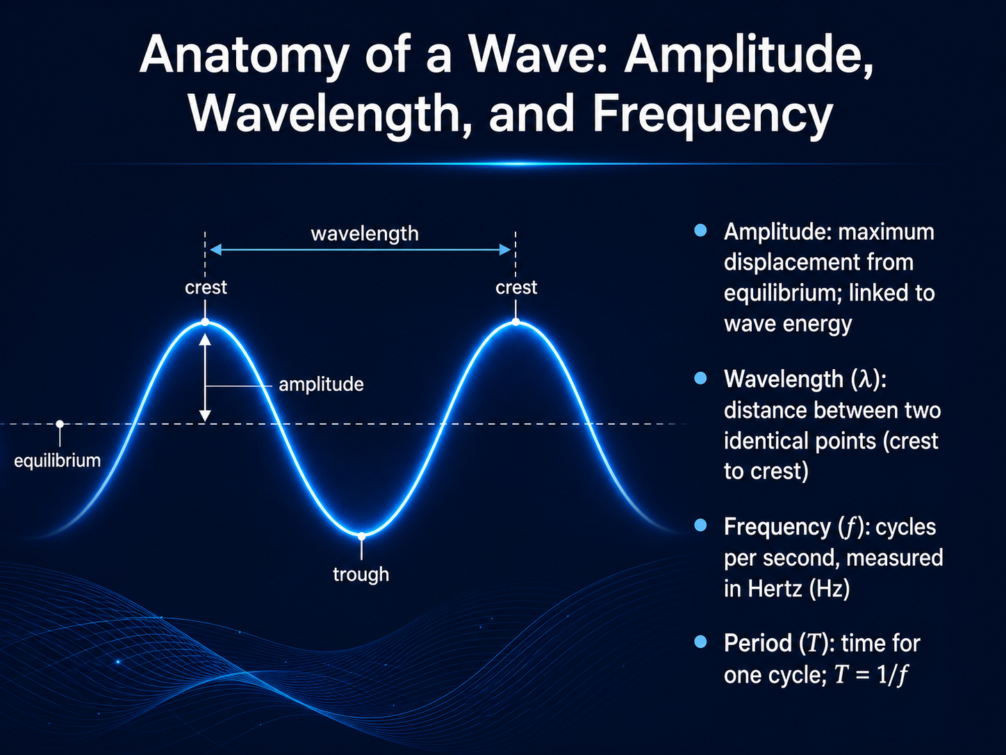 Anatomy of a Wave: Amplitude, Wavelength, and Frequency