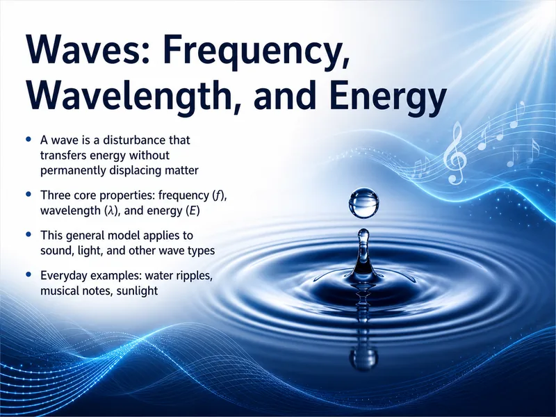 Waves: Frequency, Wavelength, Energy — digital-human course