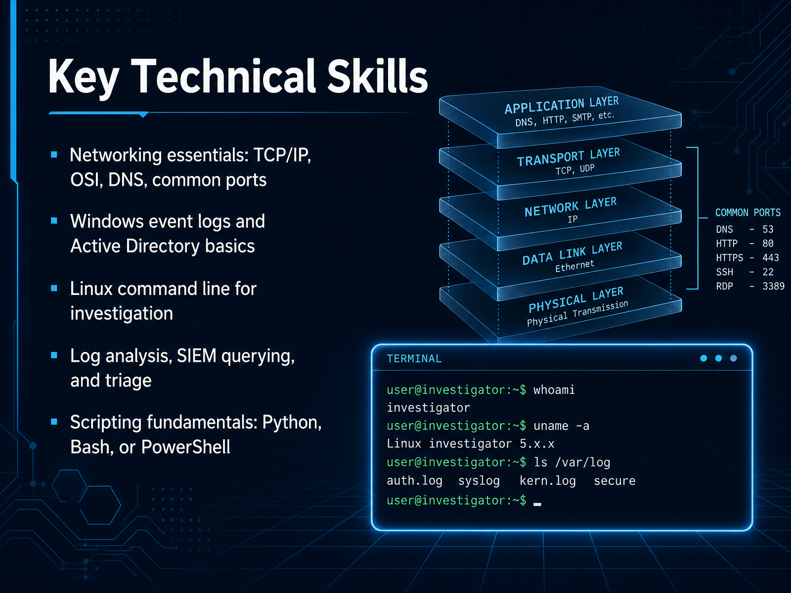 Key Technical Skills
