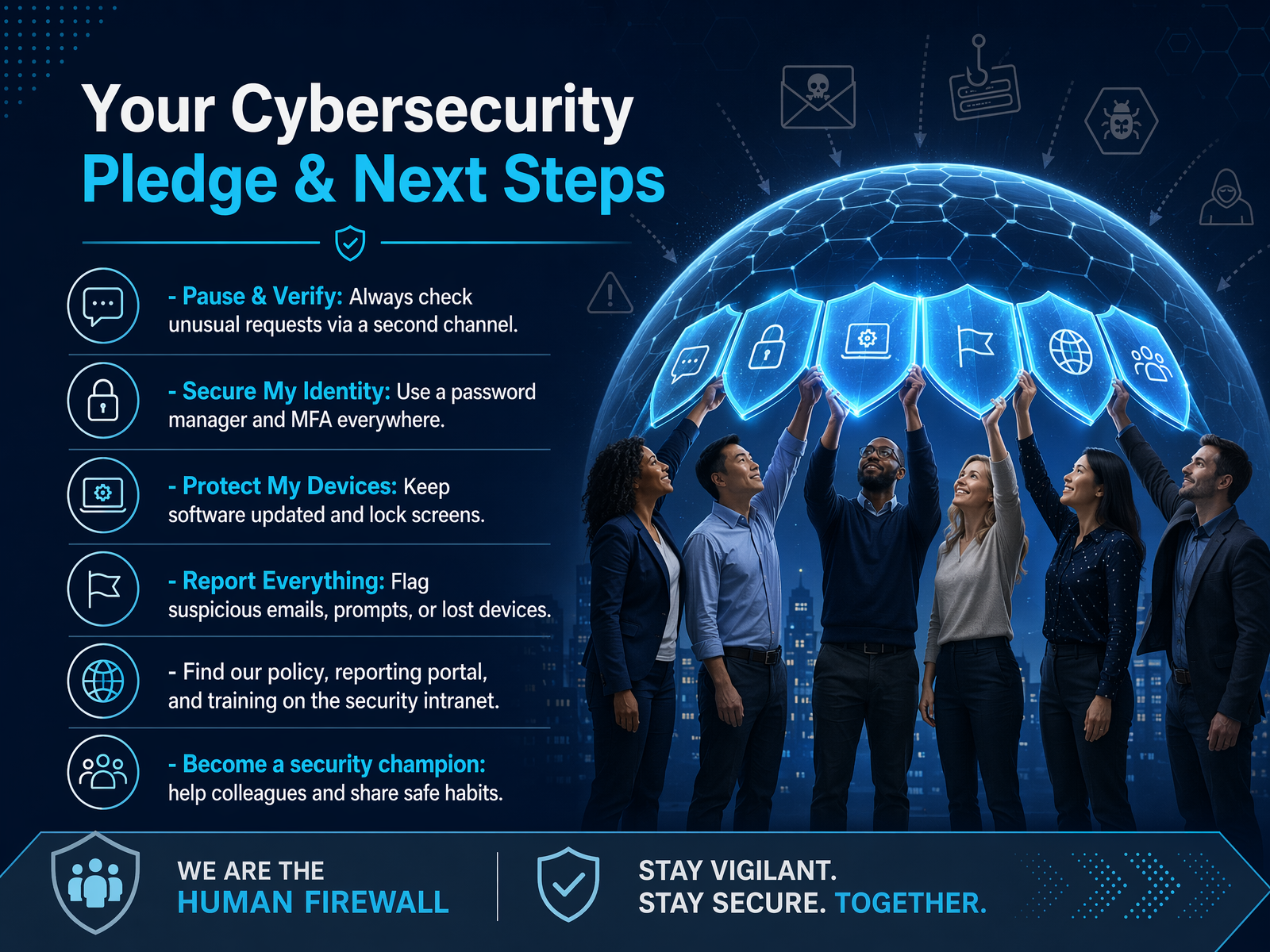 Your Cybersecurity Pledge & Next Steps