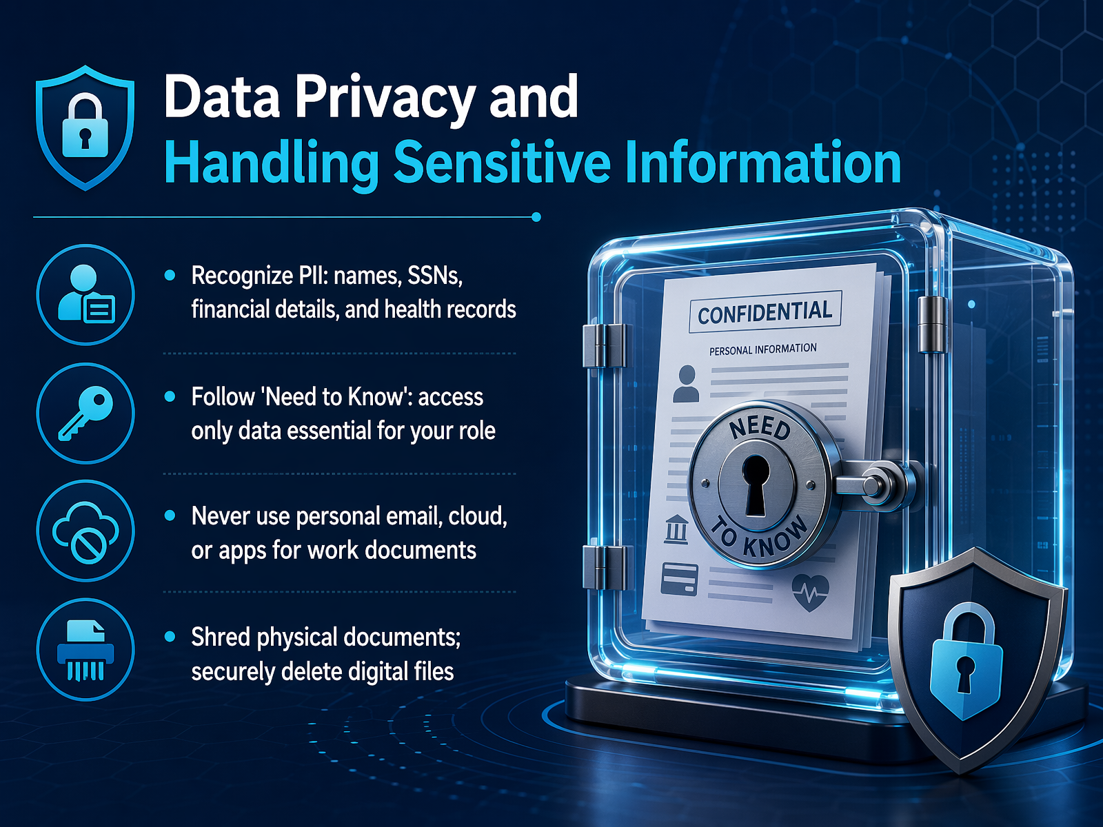 Data Privacy and Handling Sensitive Information
