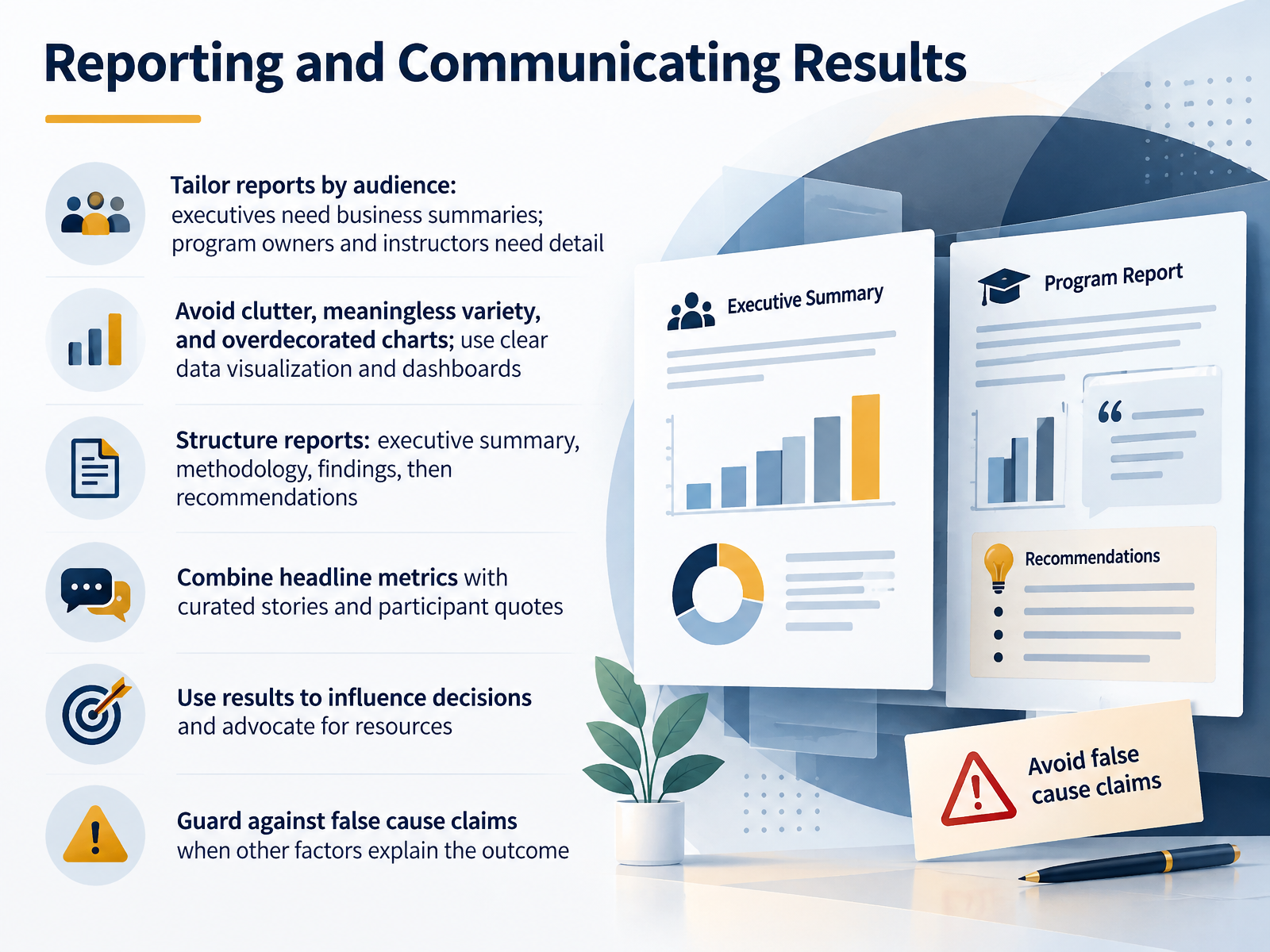 Reporting and Communicating Results